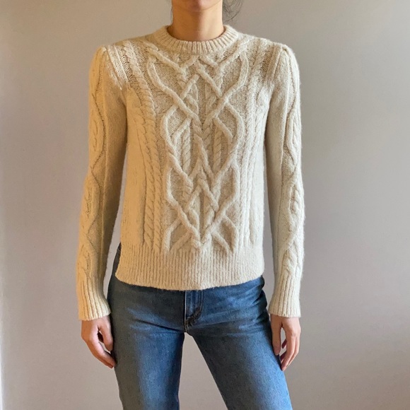 Isabel Marant gayle alpaca cable knit sweater - Picture 10 of 13
